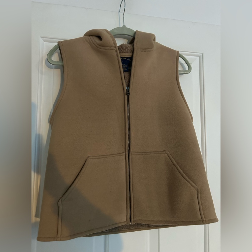Charter‎ Club Tan Fleece Vest